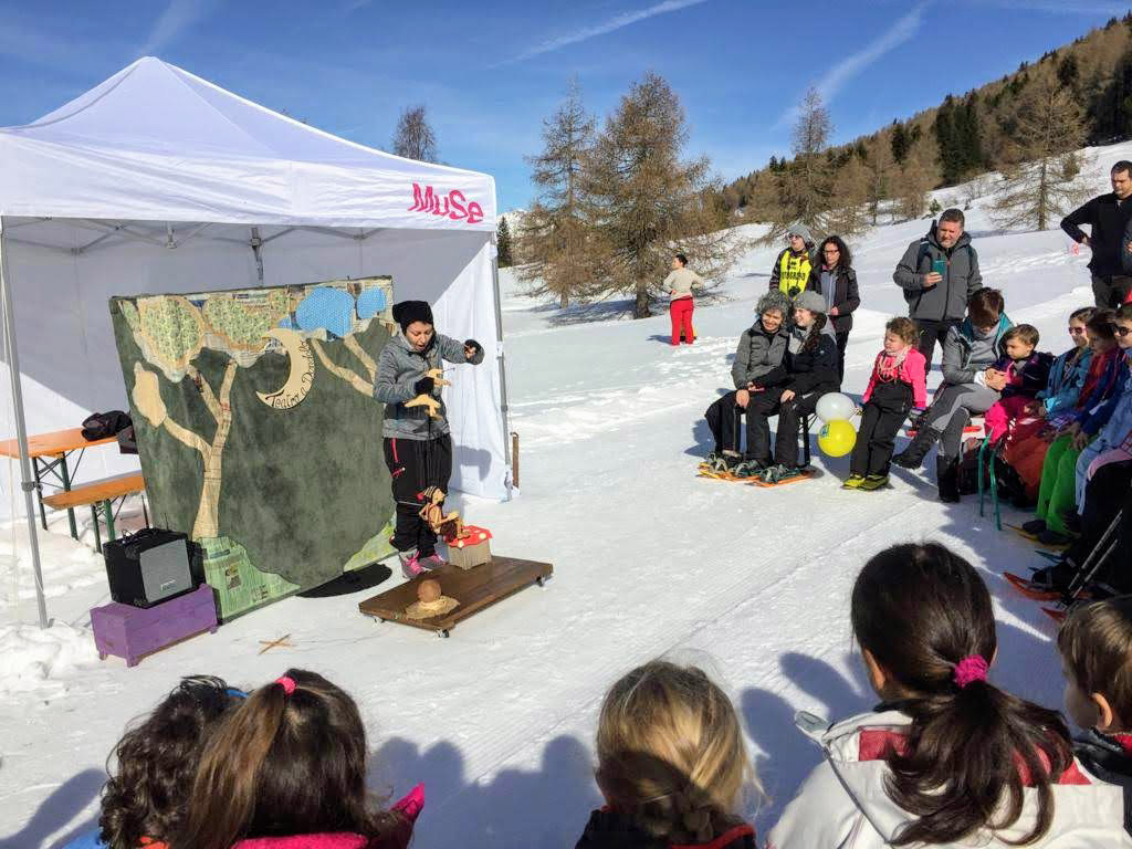 marionette sulla neve